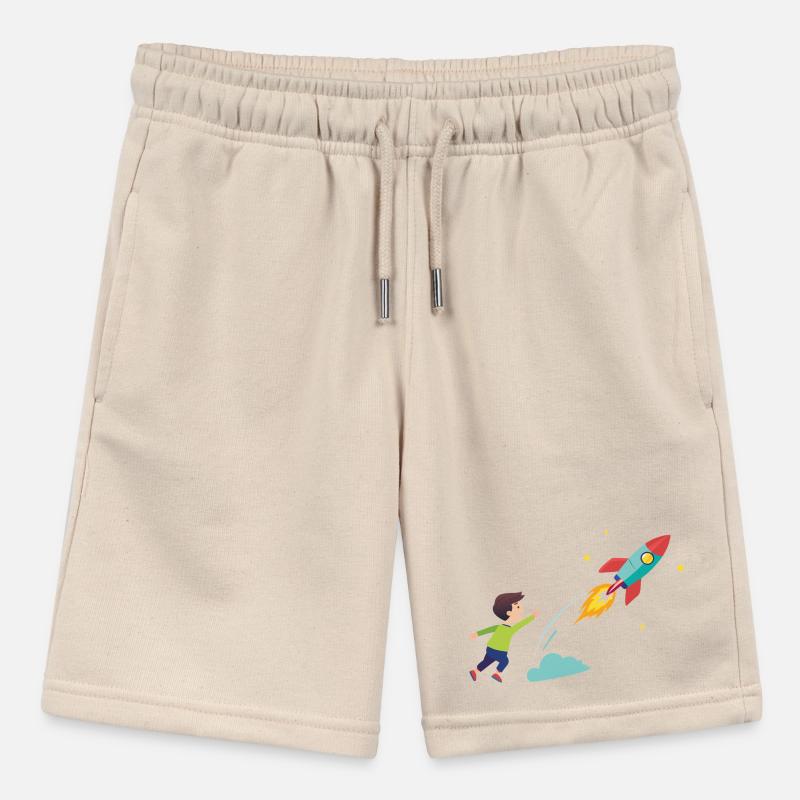 Kid Rocket Launch Adventure Stanley/Stella MINI BOLTER Organic Teen Jogging Shorts