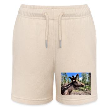 Elch - Stanley/Stella Teenager Bio-Joggingshorts MINI BOLTER - Natur - Vorne