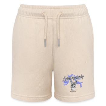 French fries fork Lauterfuchs - Stanley/Stella MINI BOLTER Organic Teen Jogging Shorts - soft Ecru - Front