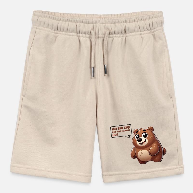 bär comic süß Stanley/Stella Teenager Bio-Joggingshorts MINI BOLTER