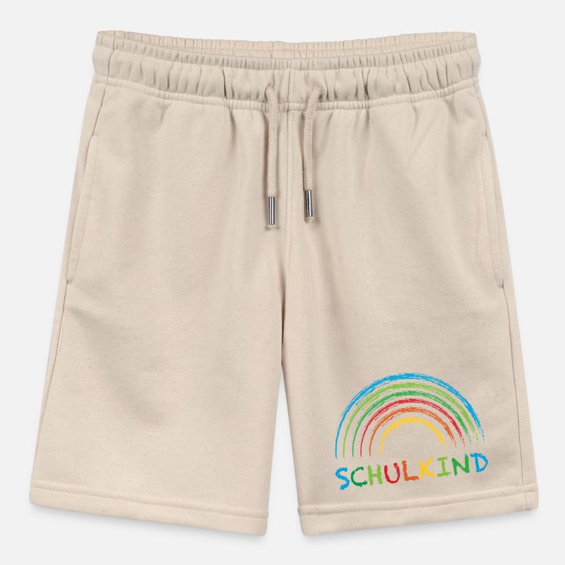 Schulkind Regenbogen Geschenk Einschulung Stanley/Stella Teenager Bio-Joggingshorts MINI BOLTER