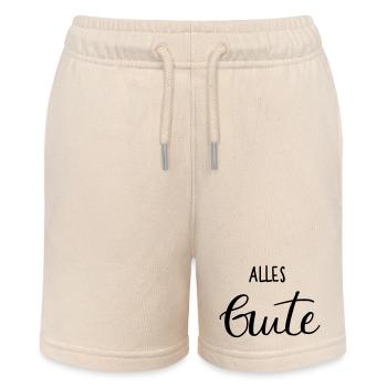 Alles Gute - Stanley/Stella Teenager Bio-Joggingshorts MINI BOLTER - Natur - Vorne