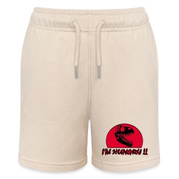 Tyrannosaurus Rex Hunger - Stanley/Stella Teenager Bio-Joggingshorts MINI BOLTER - Natur - Vorne