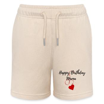 Happy Birthday Mama Favorite Person Birthday - Stanley/Stella MINI BOLTER Organic Teen Jogging Shorts - soft Ecru - Front