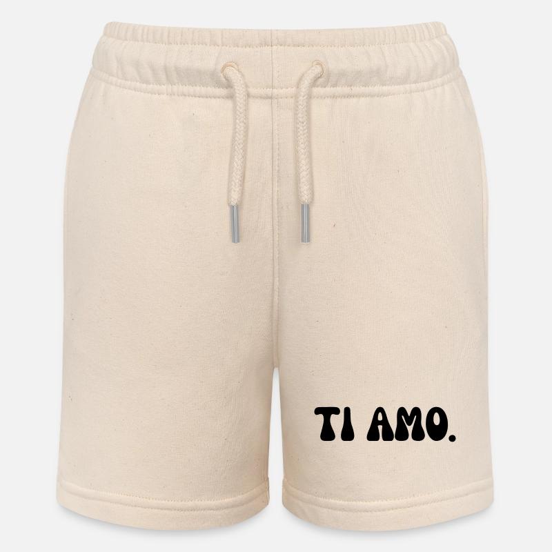 Ti Amo je t’aime - Short bio MINI BOLTER Stanley/Stella Ado - écru doux