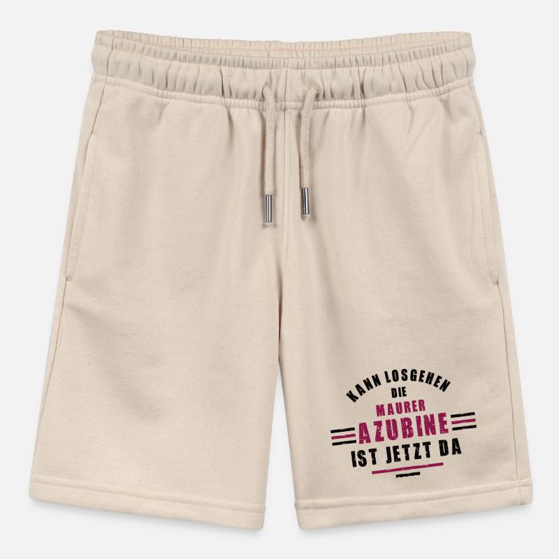 Trainee bricklayer apprenticeship training bricklayer Stanley/Stella MINI BOLTER Organic Teen Jogging Shorts