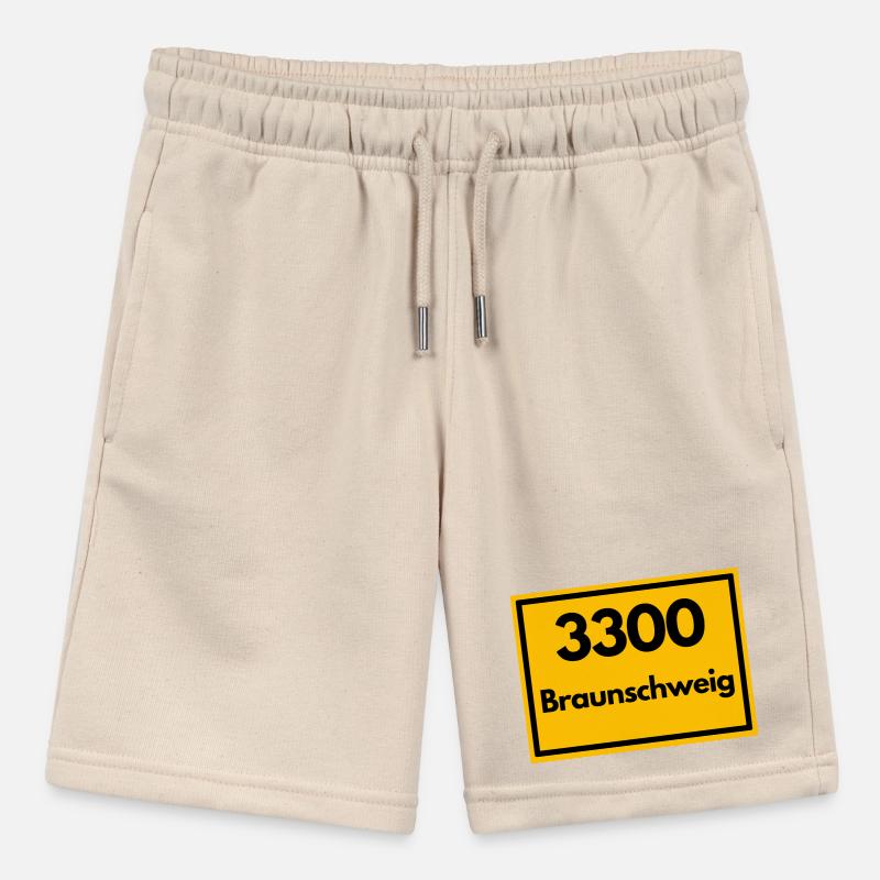 OLD POSTCODE POSTCODE RETRO 3300 BRAUNSCHWEIG Stanley/Stella MINI BOLTER Organic Teen Jogging Shorts