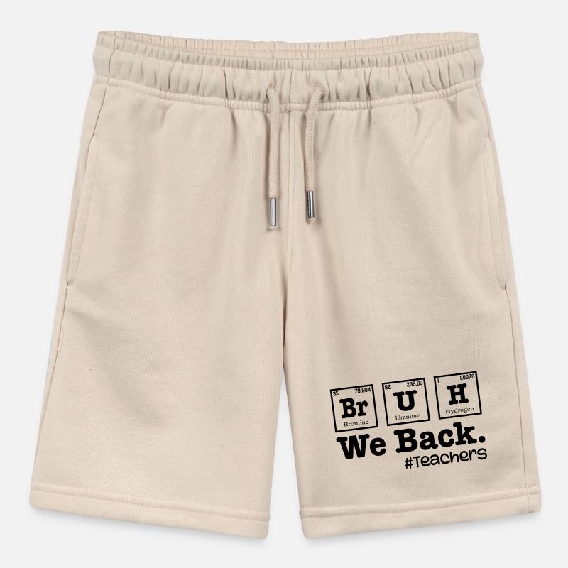 Bruh We Back To School - Table Elements Teacher Stanley/Stella MINI BOLTER Organic Teen Jogging Shorts
