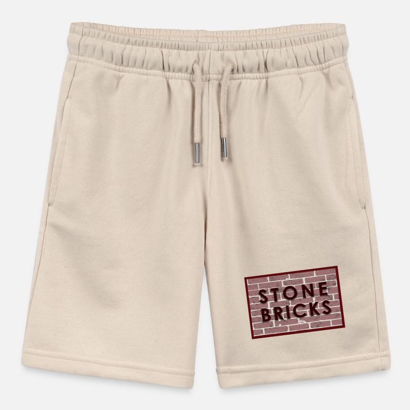 stone bricks - bricks Stanley/Stella MINI BOLTER Organic Teen Jogging Shorts