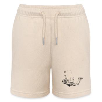 Skydiver - Stanley/Stella MINI BOLTER Organic Teen Jogging Shorts - soft Ecru - Front