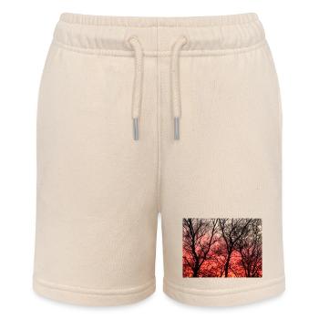Abendrot_1 - Stanley/Stella Teenager Bio-Joggingshorts MINI BOLTER - Natur - Vorne