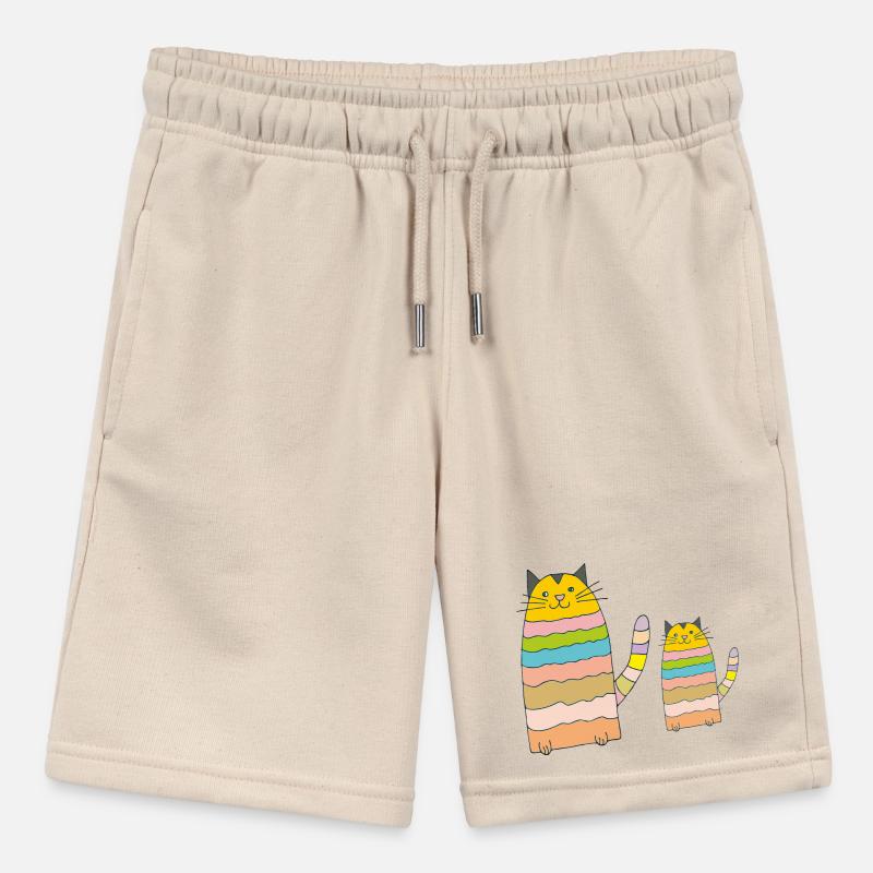 katze mutter kind Stanley/Stella Teenager Bio-Joggingshorts MINI BOLTER