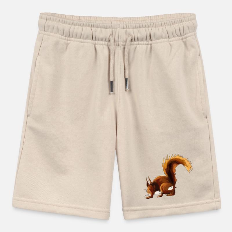 Squirrel Velcro Fall Edition Stanley/Stella MINI BOLTER Organic Teen Jogging Shorts