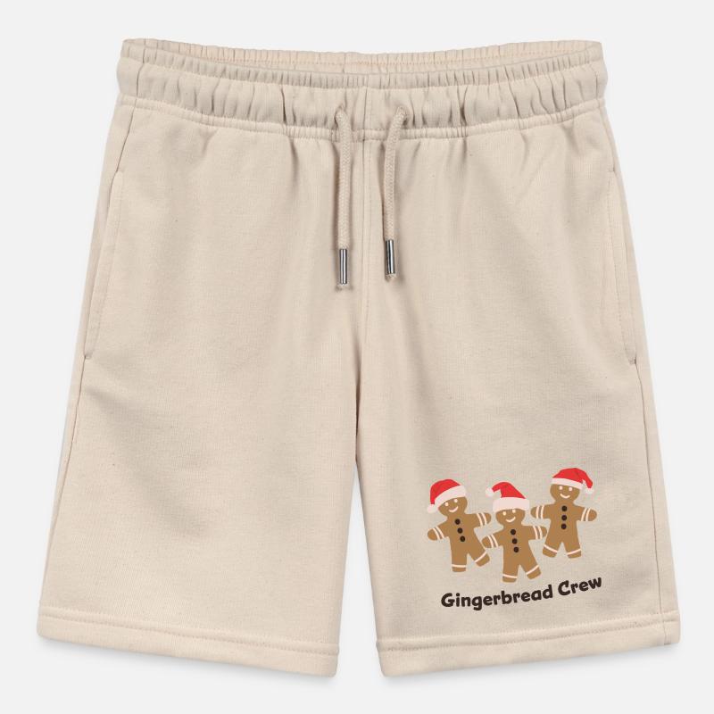 Gingerbread Crew - Christmas Cookie Baking Stanley/Stella MINI BOLTER Organic Teen Jogging Shorts