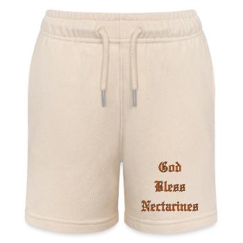 GodBlessNectarines - Stanley/Stella Teenager Bio-Joggingshorts MINI BOLTER - Natur - Vorne