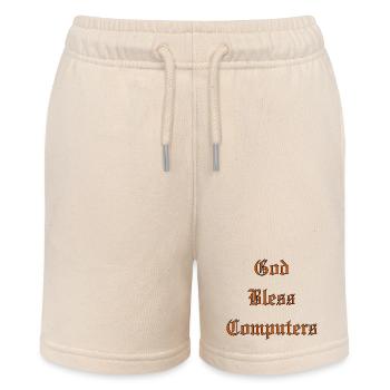 GodBlessComputers - Short bio MINI BOLTER Stanley/Stella Ado - écru doux - Devant