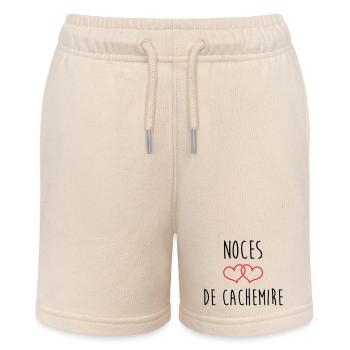 Cashmere wedding 47 years of marriage - Stanley/Stella MINI BOLTER Organic Teen Jogging Shorts - soft Ecru - Front