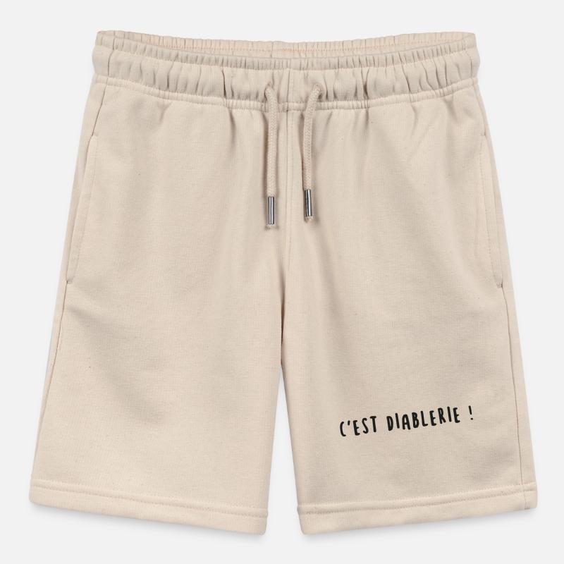 QUOTE IT'S DEVILRY Stanley/Stella MINI BOLTER Organic Teen Jogging Shorts