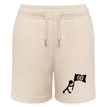 60 years anniversary - Stanley/Stella MINI BOLTER Organic Teen Jogging Shorts - soft Ecru - Front