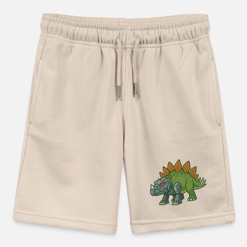 Stegosaurus Robot Transformation Stanley/Stella MINI BOLTER Organic Teen Jogging Shorts