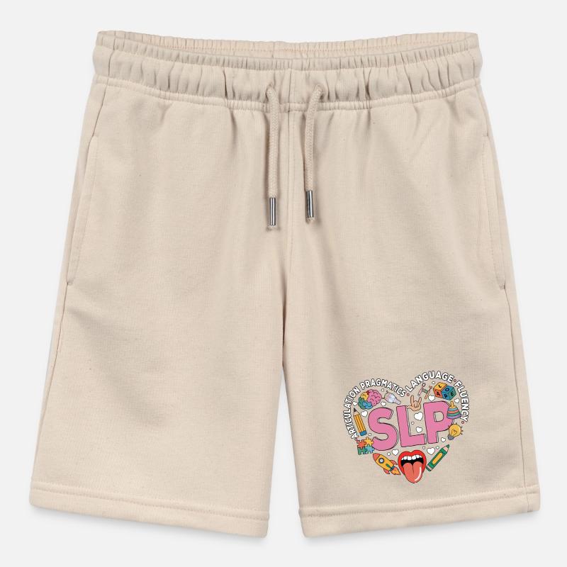 Speech Therapy Speech Language Pathology SLP Stanley/Stella MINI BOLTER Organic Teen Jogging Shorts
