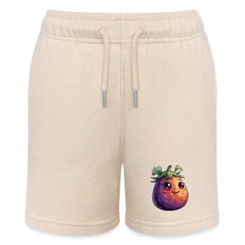 Aubergine Comic Face - Short bio MINI BOLTER Stanley/Stella Ado - écru doux - Devant