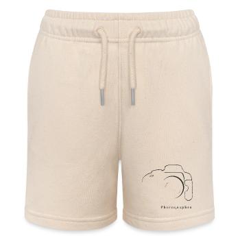Photographer - Stanley/Stella MINI BOLTER Organic Teen Jogging Shorts - soft Ecru - Front