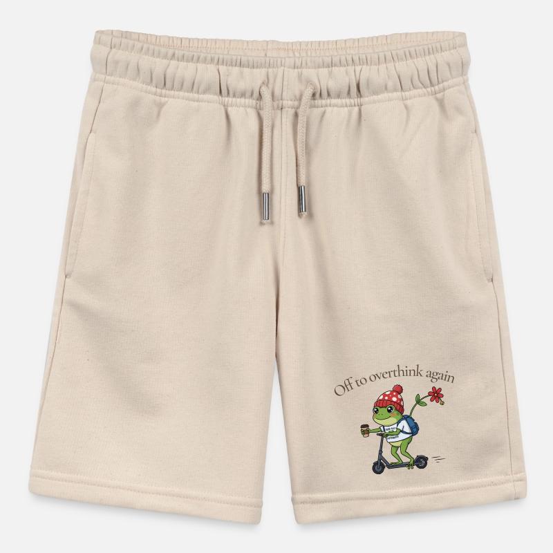 Toad-ally caffeinated frog Stanley/Stella MINI BOLTER Organic Teen Jogging Shorts