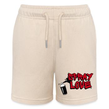 Spray Love - Stanley/Stella Teenager Bio-Joggingshorts MINI BOLTER - Natur - Vorne