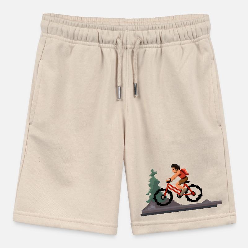 Fahrradfahrer Pixel Art Stanley/Stella Teenager Bio-Joggingshorts MINI BOLTER