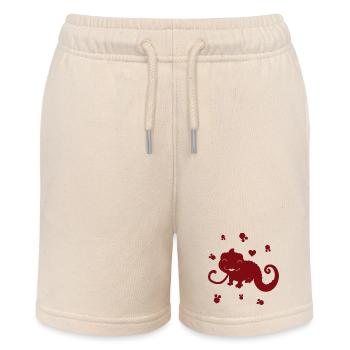 Salamander - Amphibian Animal - Stanley/Stella MINI BOLTER Organic Teen Jogging Shorts - soft Ecru - Front
