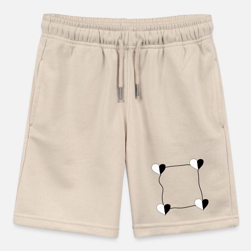 Four Hearts Frame Stanley/Stella MINI BOLTER Organic Teen Jogging Shorts