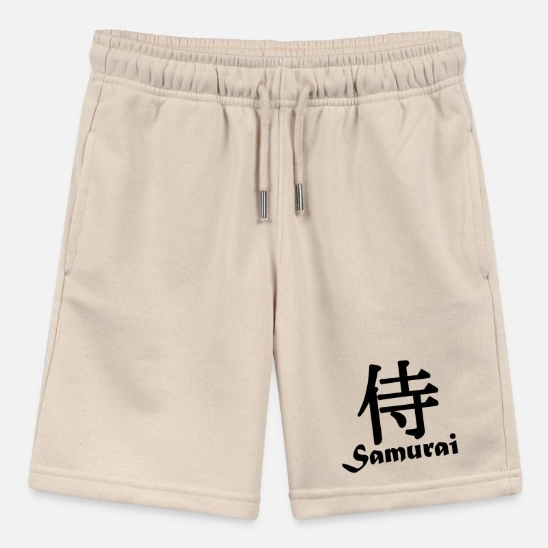 Samurai mit Text Stanley/Stella Teenager Bio-Joggingshorts MINI BOLTER
