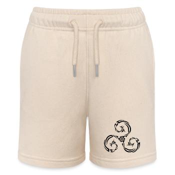 Triskèle Tribal avec Triskelion Souvenir Bretagne - Short bio MINI BOLTER Stanley/Stella Ado - écru doux - Devant