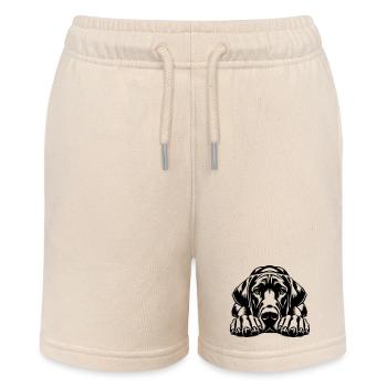 Great Dane - Stanley/Stella MINI BOLTER Organic Teen Jogging Shorts - soft Ecru - Front