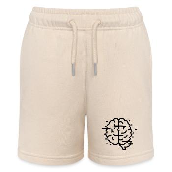 Brain Glitch Headache - Stanley/Stella MINI BOLTER Organic Teen Jogging Shorts - soft Ecru - Front