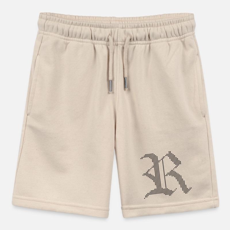Typografisches R-Gotik-Buchstabendesign Stanley/Stella Teenager Bio-Joggingshorts MINI BOLTER
