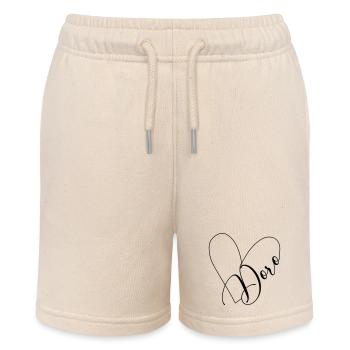 Doro Name Herzlinie - Stanley/Stella Teenager Bio-Joggingshorts MINI BOLTER - Natur - Vorne