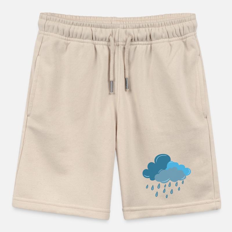 Cloud, Rain, Thunderstorm Stanley/Stella MINI BOLTER Organic Teen Jogging Shorts