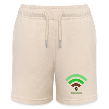 Wifi Donuts - Stanley/Stella MINI BOLTER Organic Teen Jogging Shorts - soft Ecru - Front