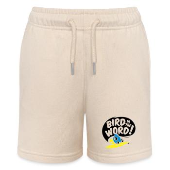 surfing bird - bird is the word - surfin bird - Stanley/Stella Teenager Bio-Joggingshorts MINI BOLTER - Natur - Vorne