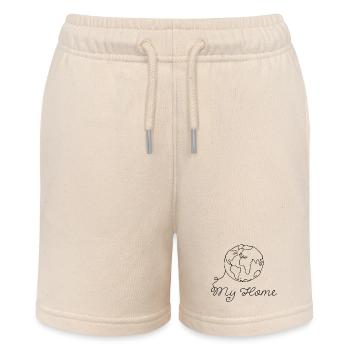 Planet Earth - Stanley/Stella MINI BOLTER Organic Teen Jogging Shorts - soft Ecru - Front
