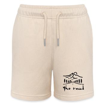Die Schwarze Straße - Stanley/Stella Teenager Bio-Joggingshorts MINI BOLTER - Natur - Vorne