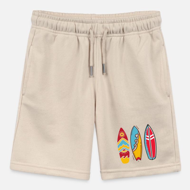 Trois planches surf pop art Short bio MINI BOLTER Stanley/Stella Ado