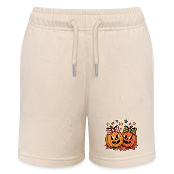 Citrouilles d’Halloween avec arcs - Short bio MINI BOLTER Stanley/Stella Ado - écru doux - Devant