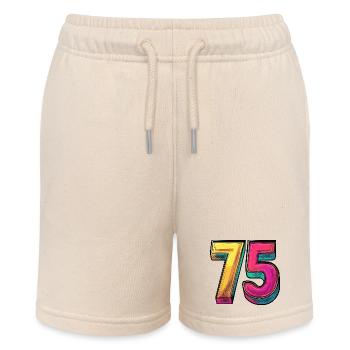 75 Zahl Bunt - Stanley/Stella Teenager Bio-Joggingshorts MINI BOLTER - Natur - Vorne