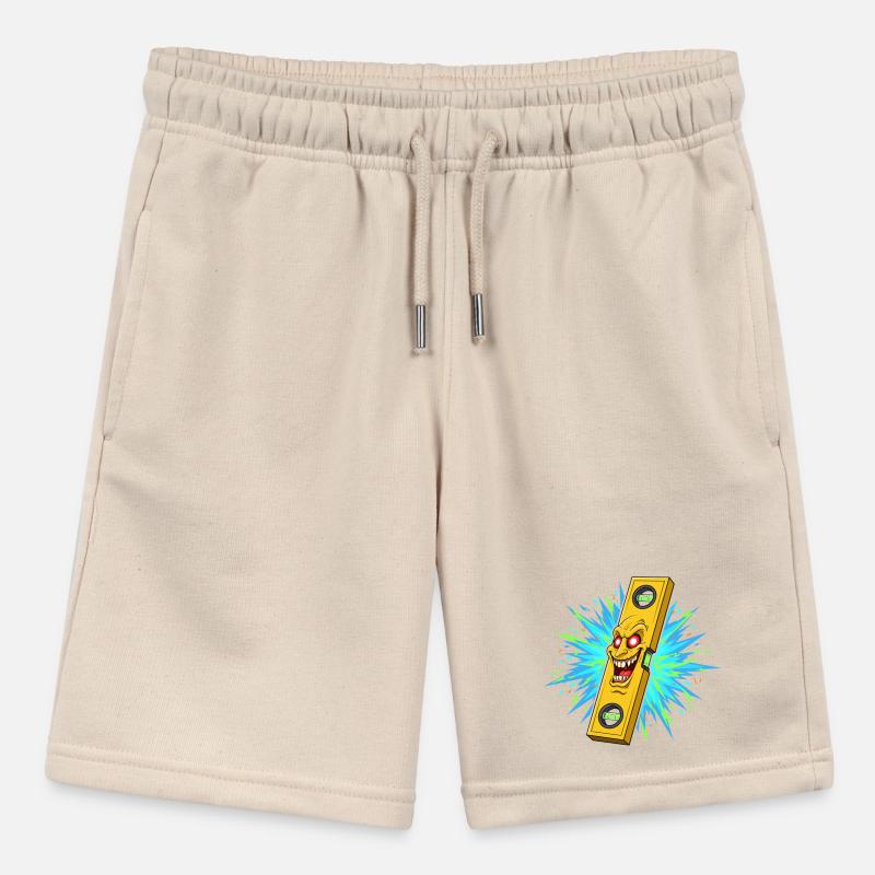 Furious level tool with explosion Stanley/Stella MINI BOLTER Organic Teen Jogging Shorts