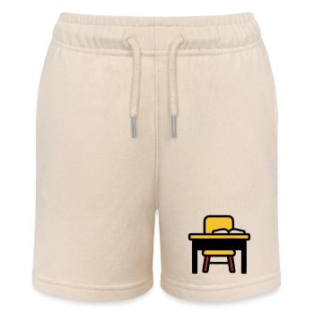 Schulbank Tisch Lernen Prüfungen - Stanley/Stella Teenager Bio-Joggingshorts MINI BOLTER - Natur - Vorne