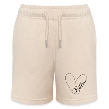 Bettina Name Herzlinie - Stanley/Stella Teenager Bio-Joggingshorts MINI BOLTER - Natur - Vorne