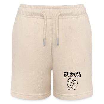 Basque Cross - Stanley/Stella MINI BOLTER Organic Teen Jogging Shorts - soft Ecru - Front